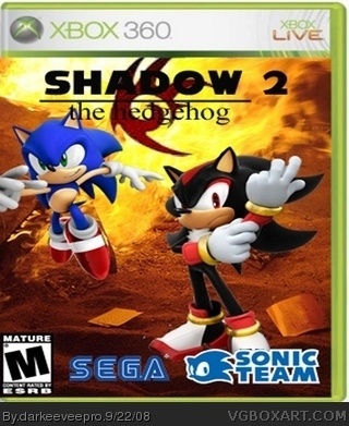 Shadow the Hedgehog 2: Burning Past box art cover