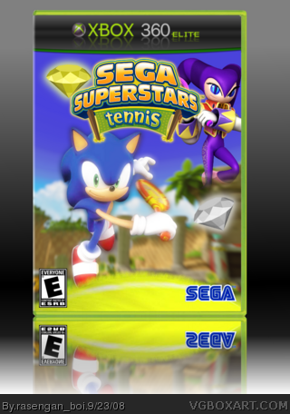 Sega Superstars Tennis box art cover