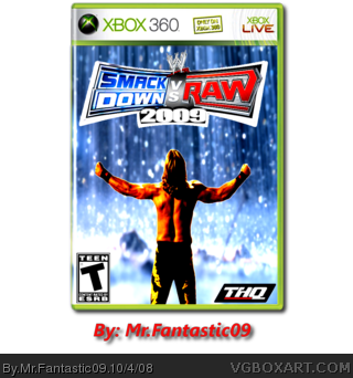WWE Smackdown vs Raw 2009 box art cover