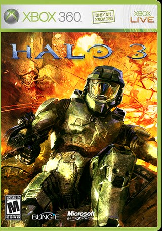 Halo 3 Xbox 360 Box Art Cover by tigaer