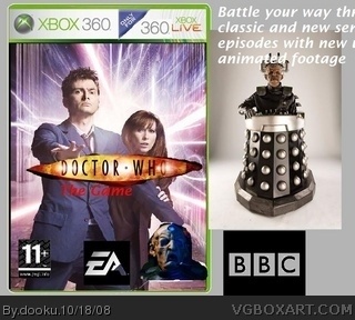 Doctor Who: The Game Xbox 360 Box Art Cover by dooku