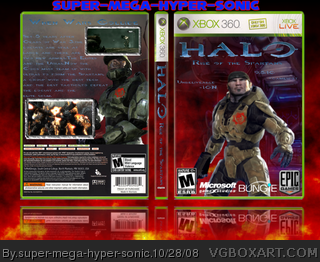 Halo:Rise of the Spartans Xbox 360 Box Art Cover by super-mega-hyper-sonic