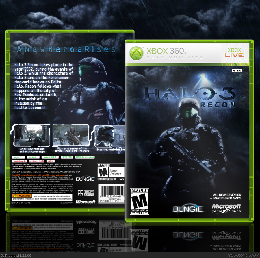 Halo 3 RECON box cover
