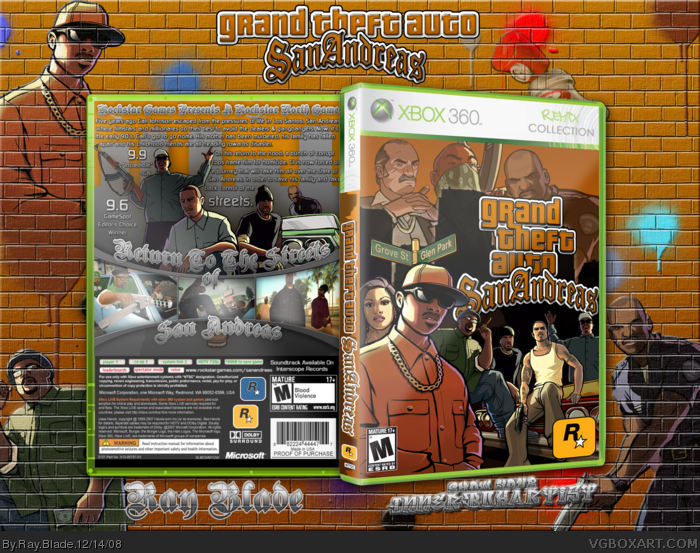 Grand Theft Auto Gta San Andreas - Xbox 360