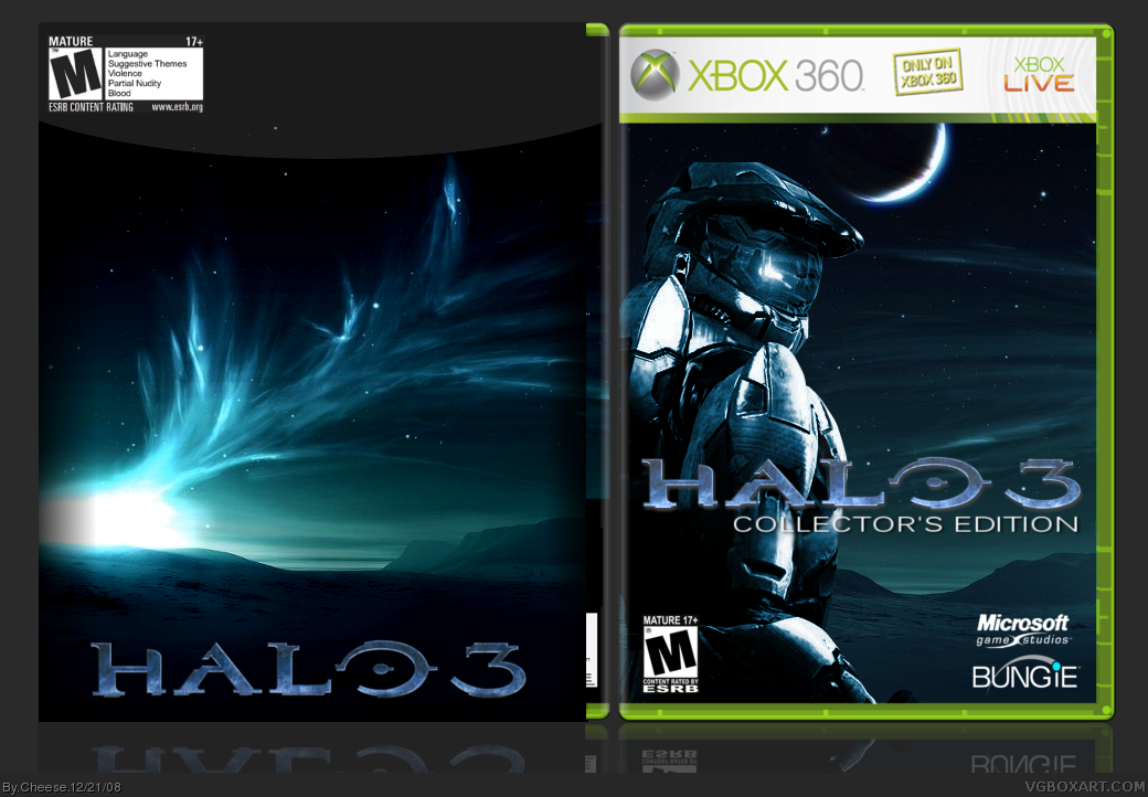 Viewing full size Halo 3: Special Edition box cover