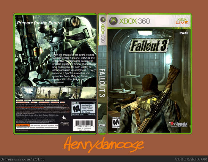 Fallout 3 box art cover