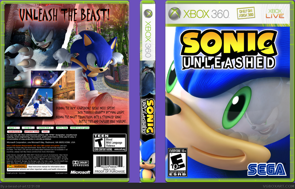 Мобиус анлишед. Sonic unleashed (Xbox 360). Игра Sonic unleashed Xbox 360. Икс бокс 360 Sonic unleashed. Sonic unleashed Xbox 360 обложка.