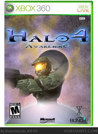 Halo 4 Xbox 360 Box Art Cover by Barondando