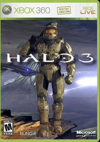 Halo 3 Xbox 360 Box Art Cover by AvatarOfDeath