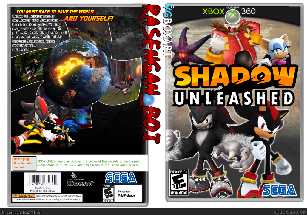 Shadow Unleashed box art cover. 