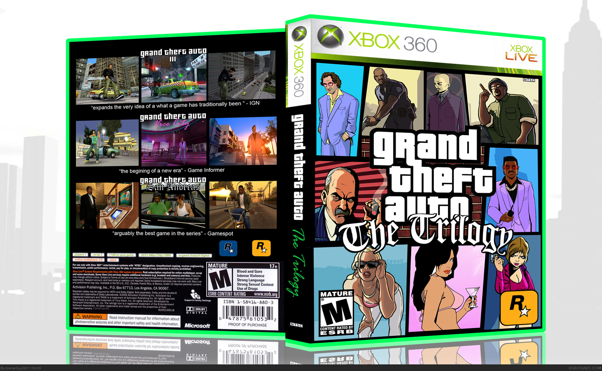 Grand Theft Auto: The Trilogy box cover
