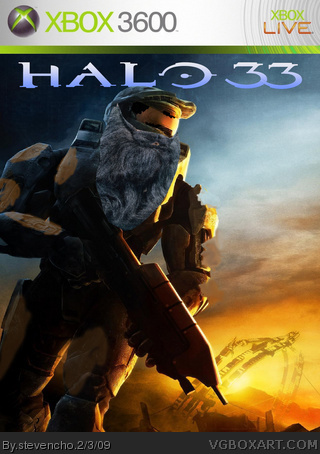 Halo 33 Xbox 360 Box Art Cover by stevencho