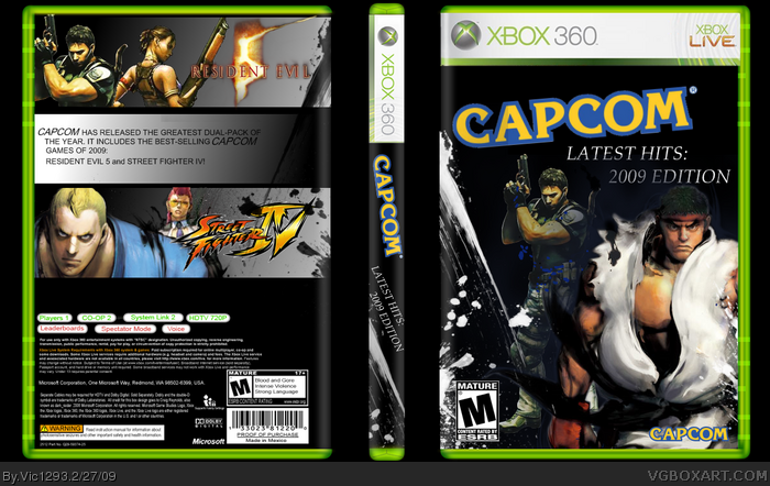 Capcom's Latest Hits: 2009 Edition box art cover