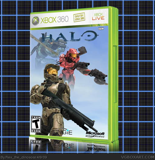 Halo Xbox 360 Box Art Cover by Rex_the_dinosoar