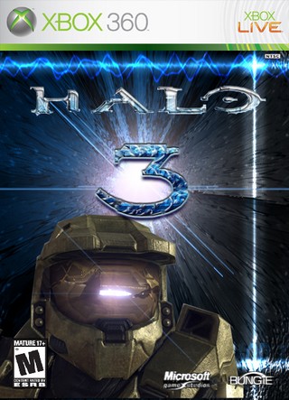 Halo 3 Xbox 360 Box Art Cover by Statikcel