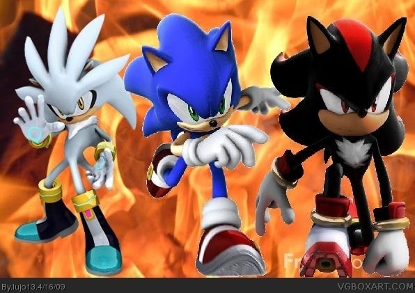 Sonic Silver & Shadow VS Iblis Xbox 360 Box Art Cover by lujo13