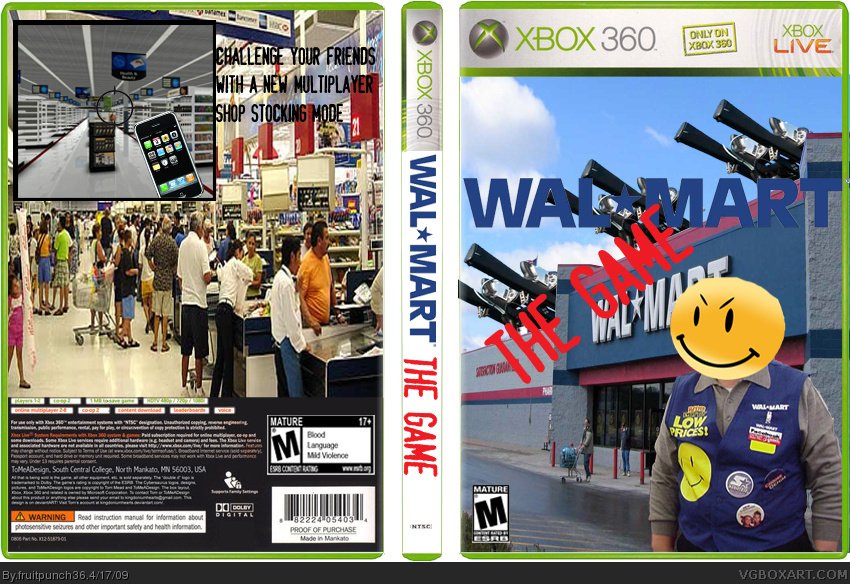 Wal-Mart The Game box cover