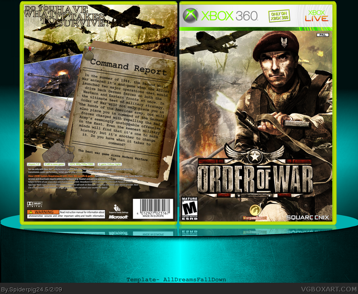 Order of War box art cover
