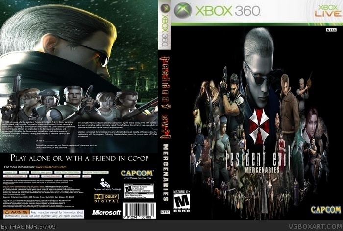 Resident Evil: Mercenaries box art cover