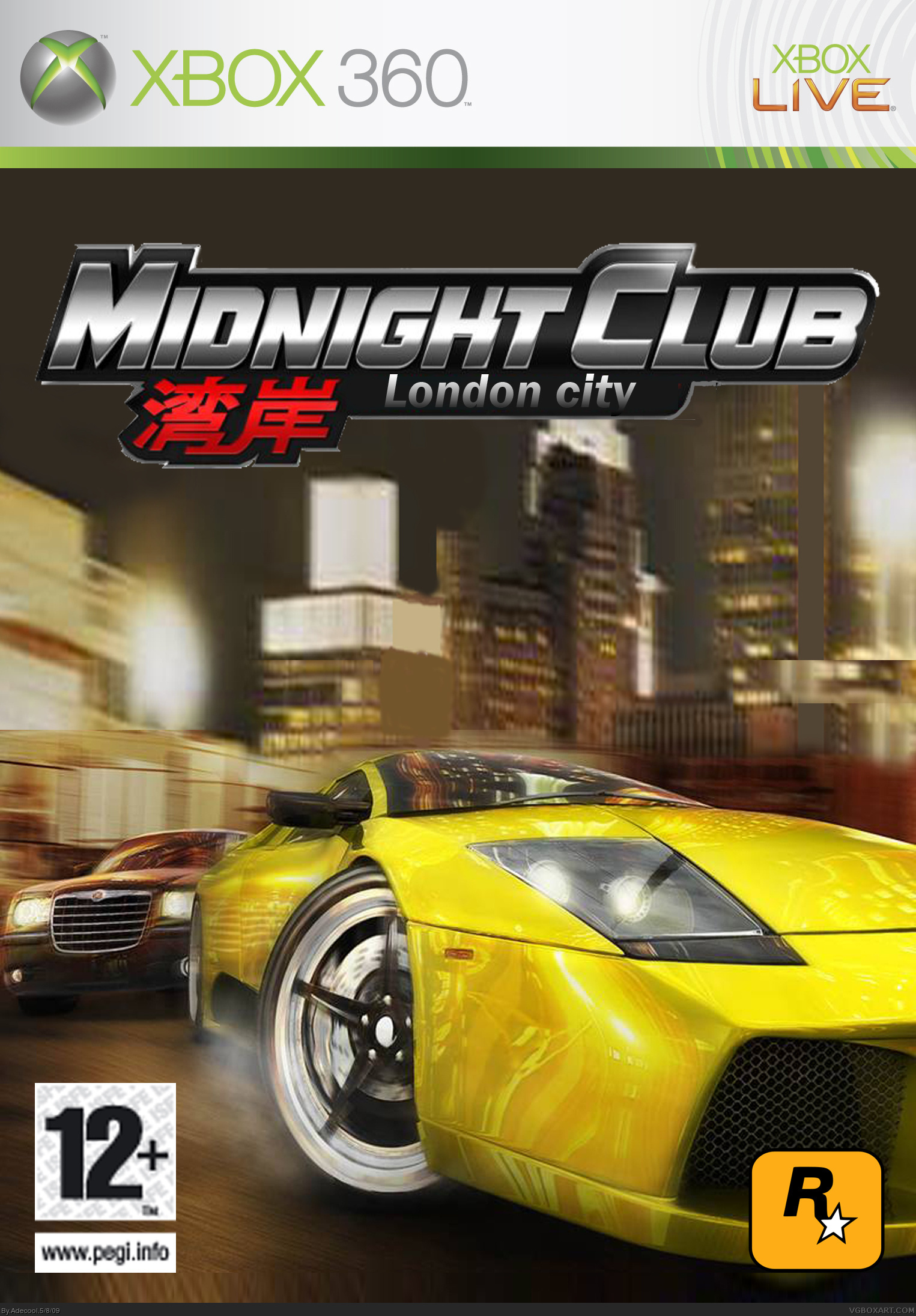 Midnight Club: London City box cover