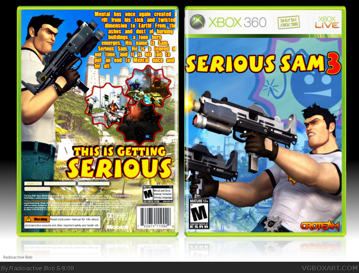 Serious Sam 3 box art cover