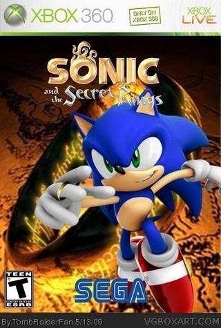 Sonic and The Secret  Rings box cover