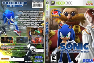 Sonic the Hedgehog Xbox 360 Box Art Cover by TITROTU
