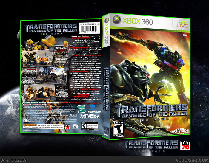 transformers revenge of the fallen game xbox 360