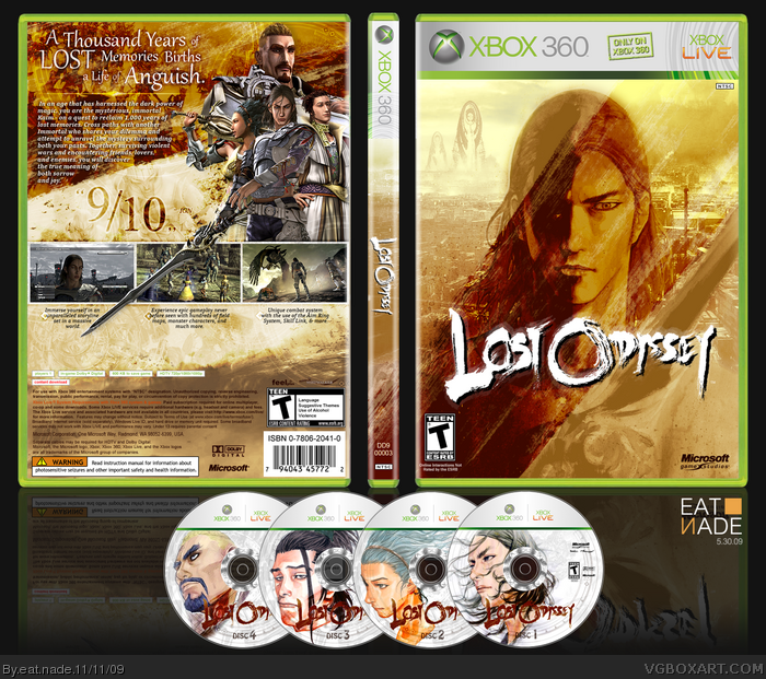 Lost Odyssey cover or packaging material - MobyGames