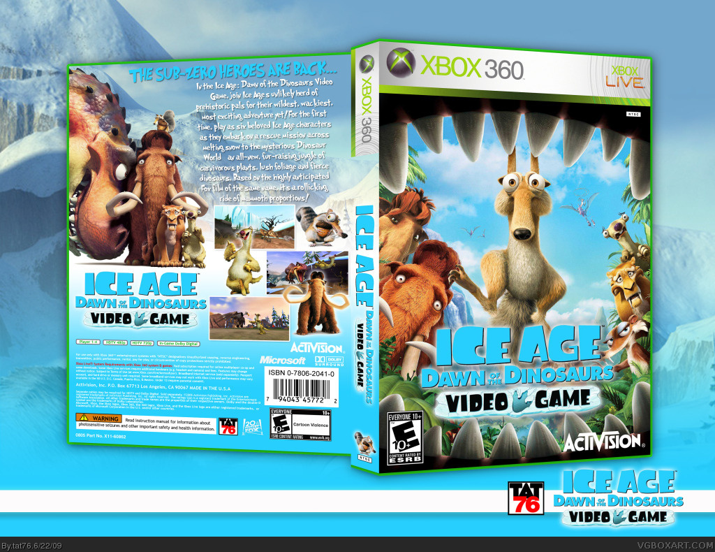 Ice Age 3: Dawn of the Dinosaurs box cover