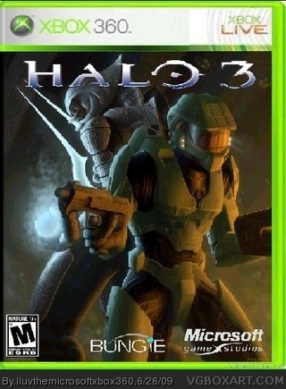 Halo 3 Xbox 360 Box Art Cover by iluvthemicrosoftxbox360