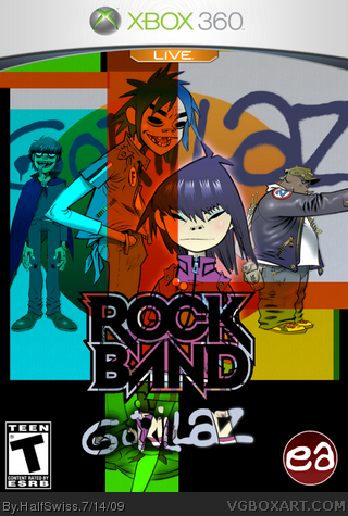 Rock Band: Gorillaz box cover