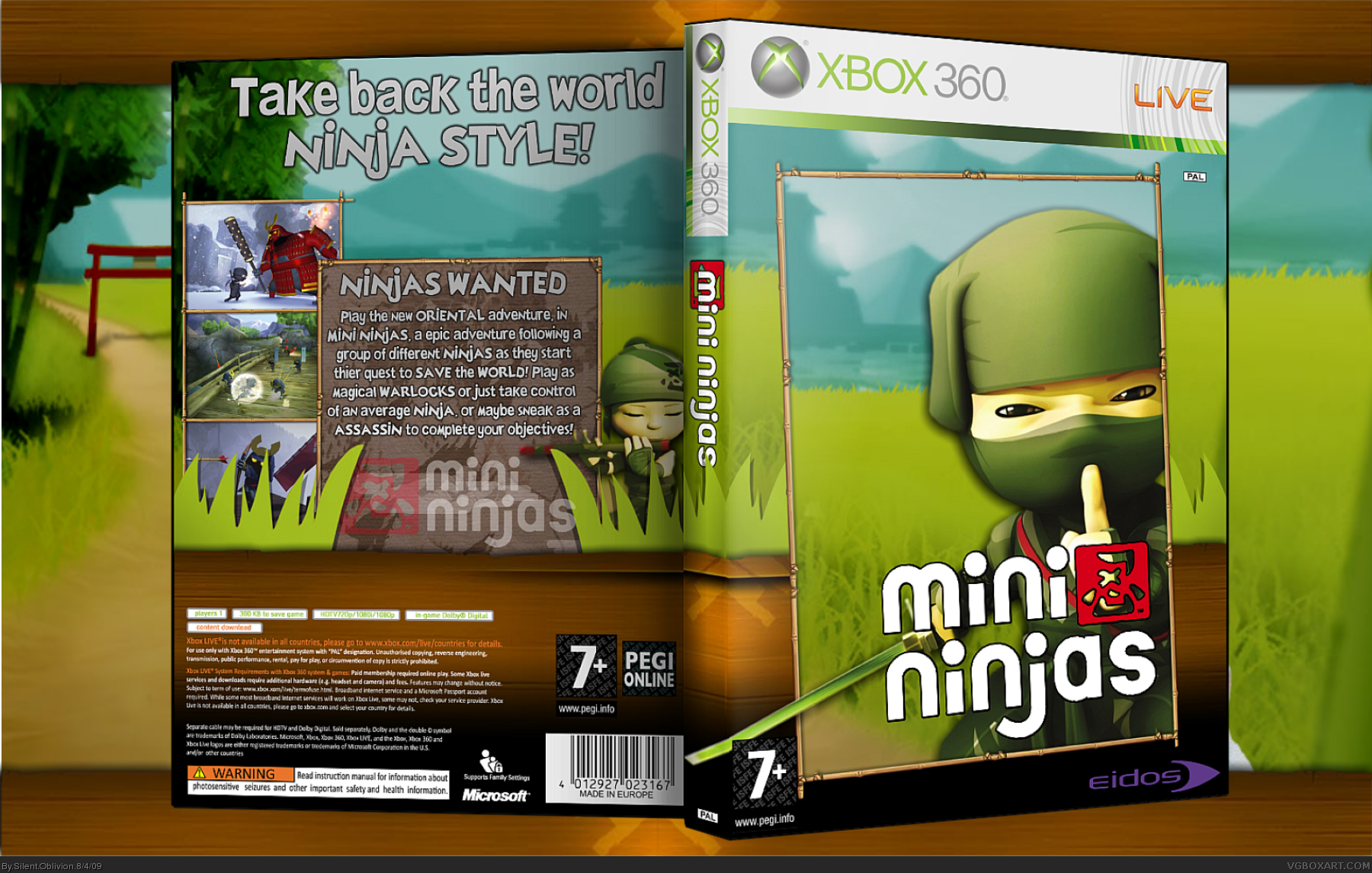 Ninja box. Mini Ninjas Xbox 360. Mini Ninjas Adventures Xbox 360 диск. Mini Ninjas Adventures Xbox 360. Мини ниндзя игра на Xbox 360 вдвоем.