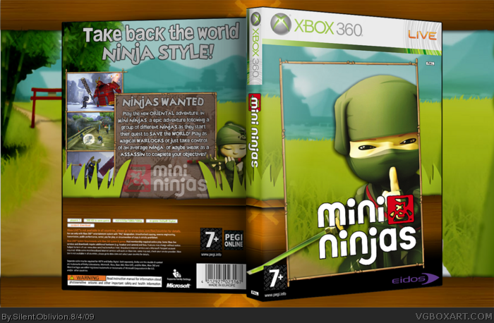 Mini Ninjas box art cover