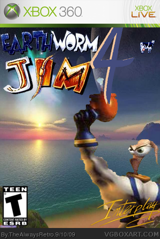 Earthworm Jim 4 Xbox 360 Box Art Cover by TheAlwaysRetro