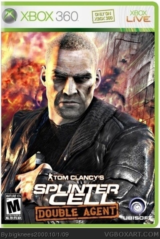 Tom Clancys Splinter Cell Double Agent Xbox 360 Box Art