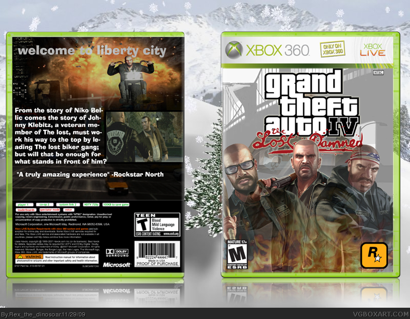 Viewing Full Size Grand Theft Auto Iv The Lost And Damned Box Cover 5832