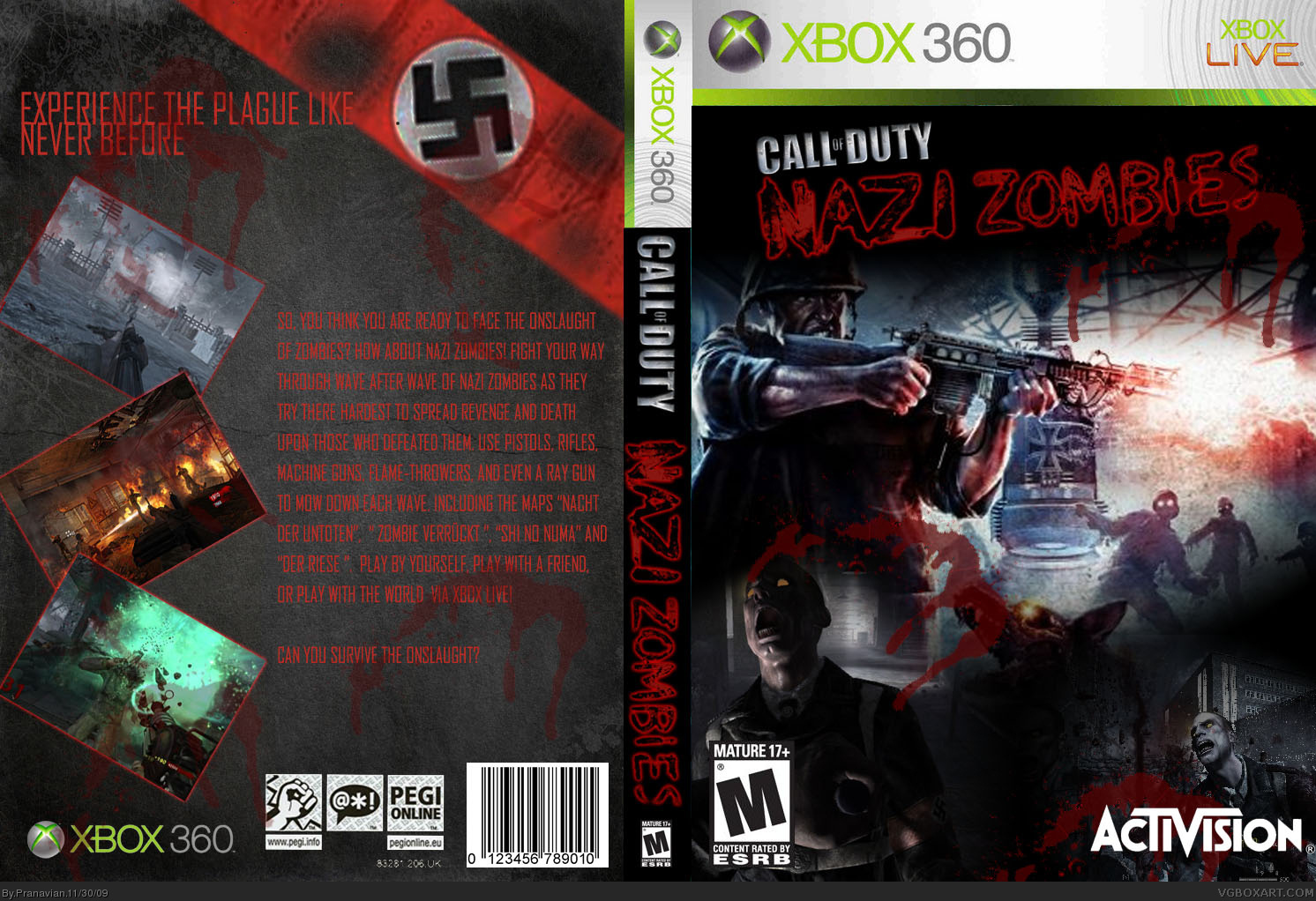 Call of Duty: Nazi Zombies box cover