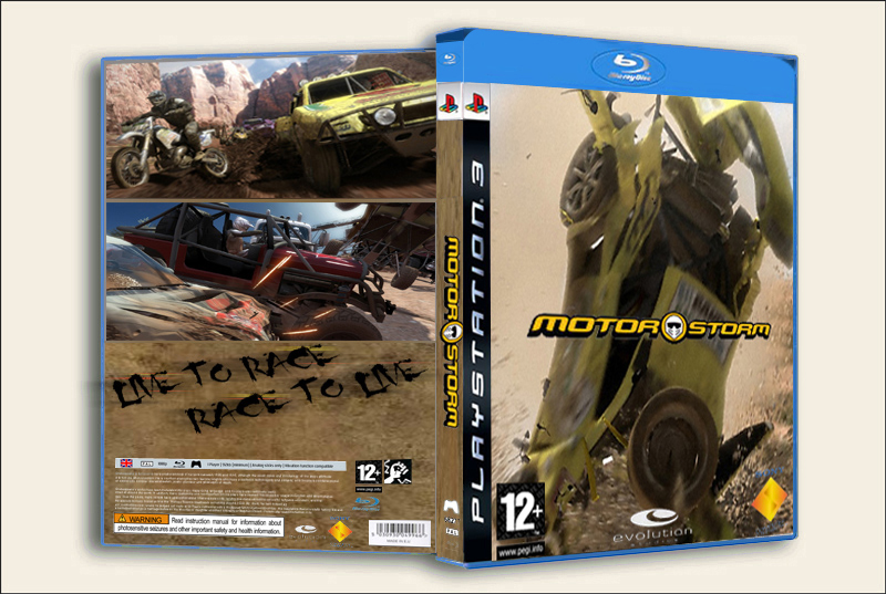 Motor Storm box cover
