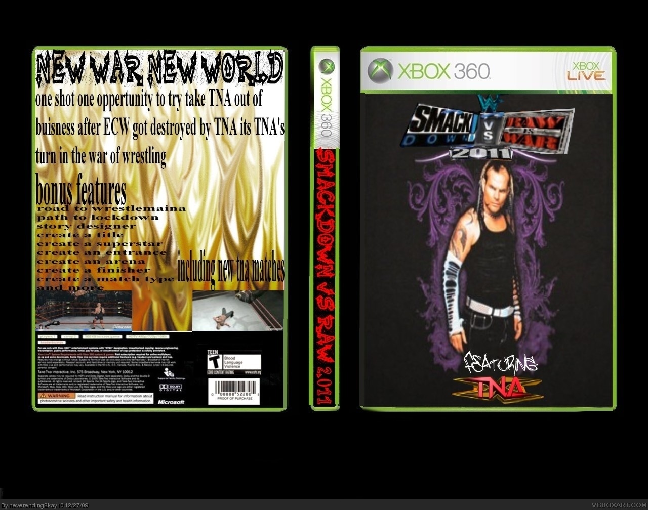 wwe smacdown vs raw 2011 box cover