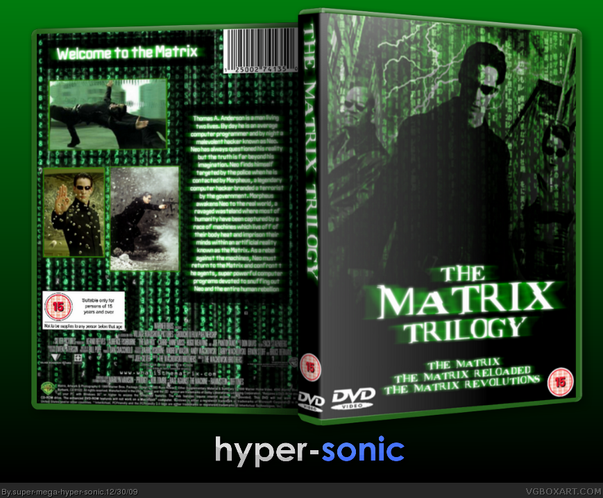The Matrix Trilogy box cover