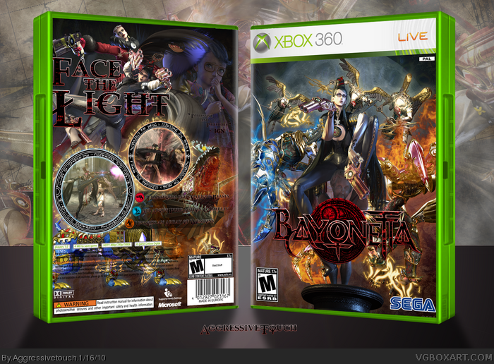 Bayonetta Xbox 360 Box Art Cover By Aggressivetouch