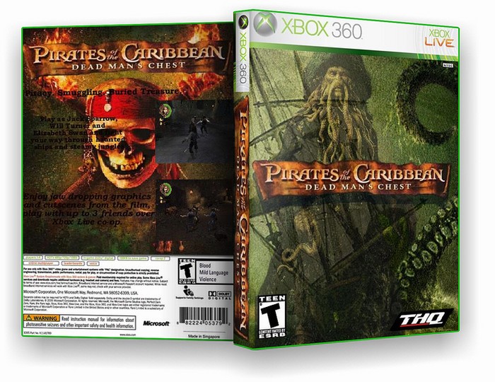 Pirates Of The Carribean Dead Man's Chest box art cover