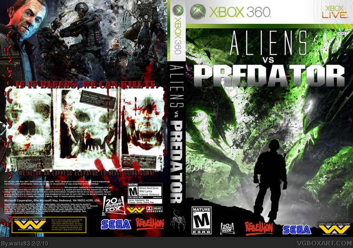 Alien versus Predator box art cover