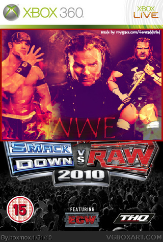 Smackdown vs Raw 2010 box cover