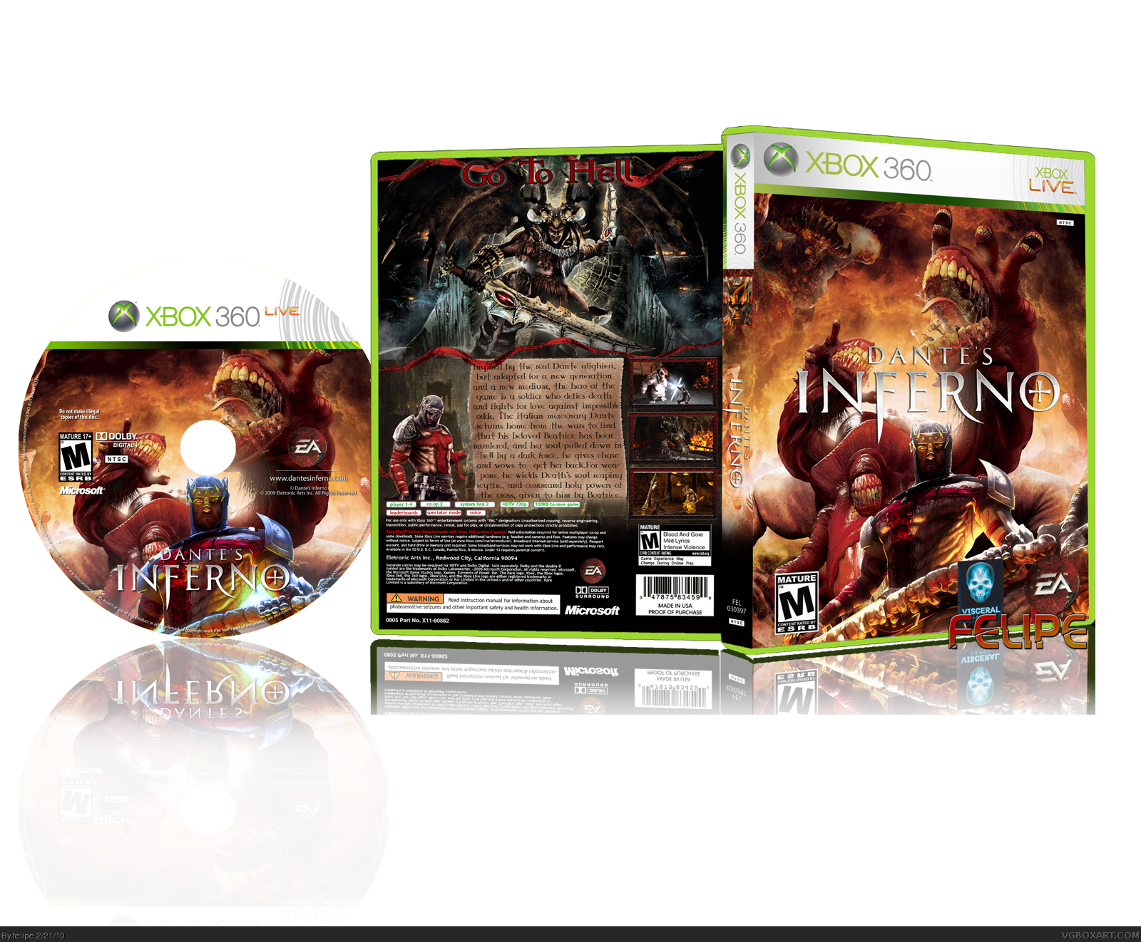 Dantes Inferno Xbox 360 Original (Mídia Digital) – Alabam
