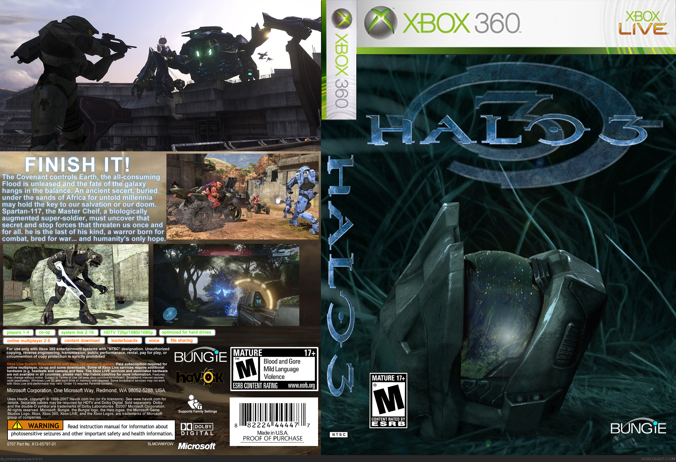 Halo 3 box cover