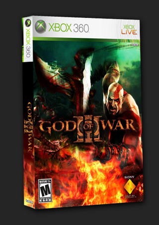 Uitbreiding labyrint zuiverheid God of War III Xbox 360 Box Art Cover by psfangoku