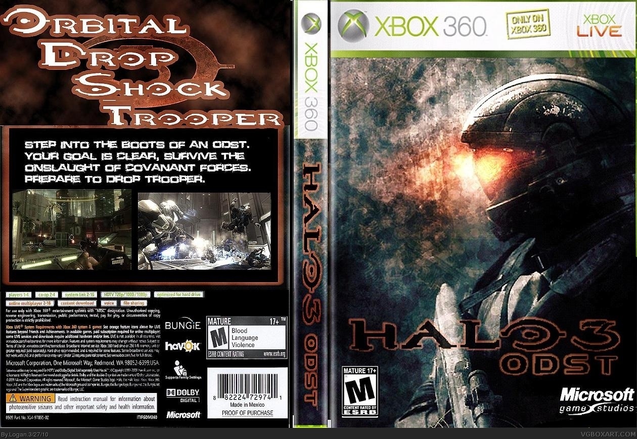 Halo 3 ODST box cover