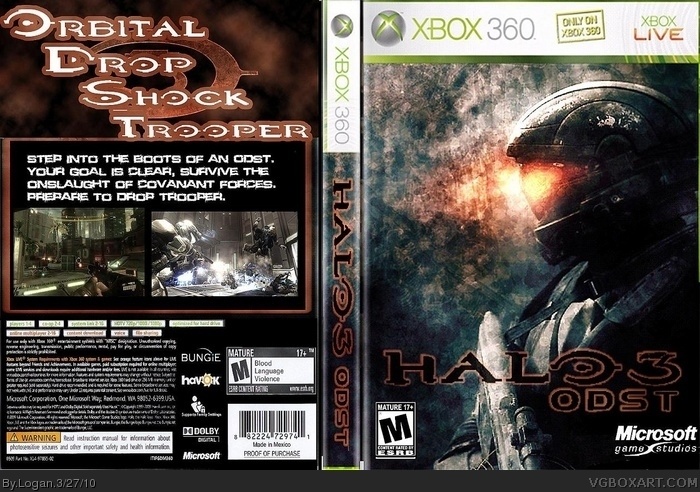 Halo 3 ODST box art cover